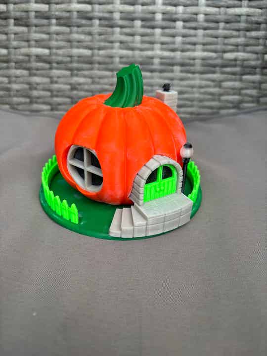 Märchenhaus Kürbis – Deko Haus aus 3D Druck, Herbst & Halloween Deko