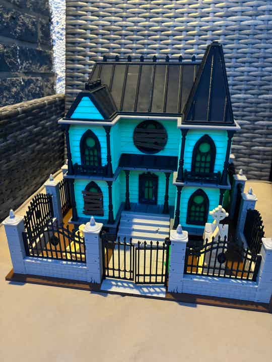 XXL Halloween Spukhaus – Deko Haus 3D-Druck – 31,5x31,5x28 cm – LED optional