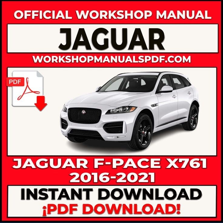 JAGUAR | WORKSHOP SERVICE REPAIR MANUAL | DOWNLOAD Pdf