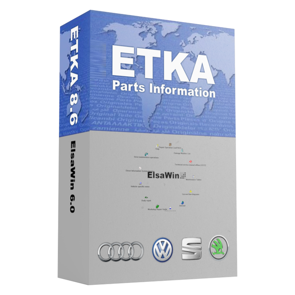 ELSAWIN 6.0 2019 + ETKA 8.6 2025 | VW AUDI SEAT SKODA