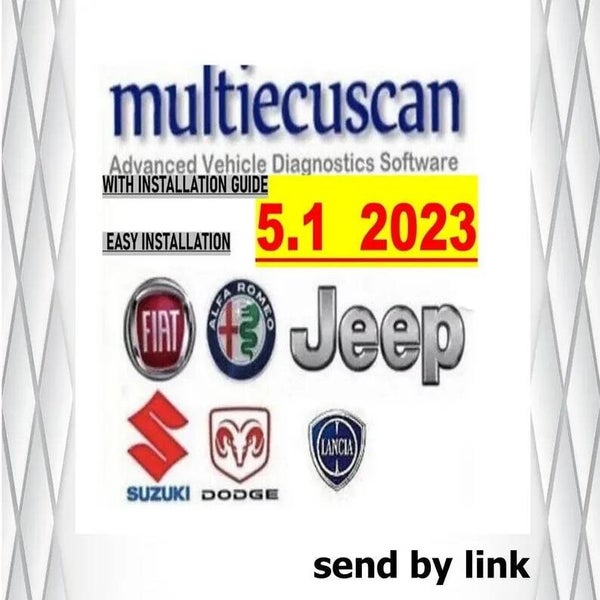 MultiECUscan kabelpakket 2023 | LANCIA ALFA CHRYSLER JEEP FIAT