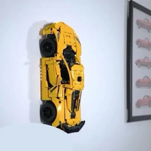 Wall Display Mount for Lego Technic Chevrolet Corvette Stingray (42205)