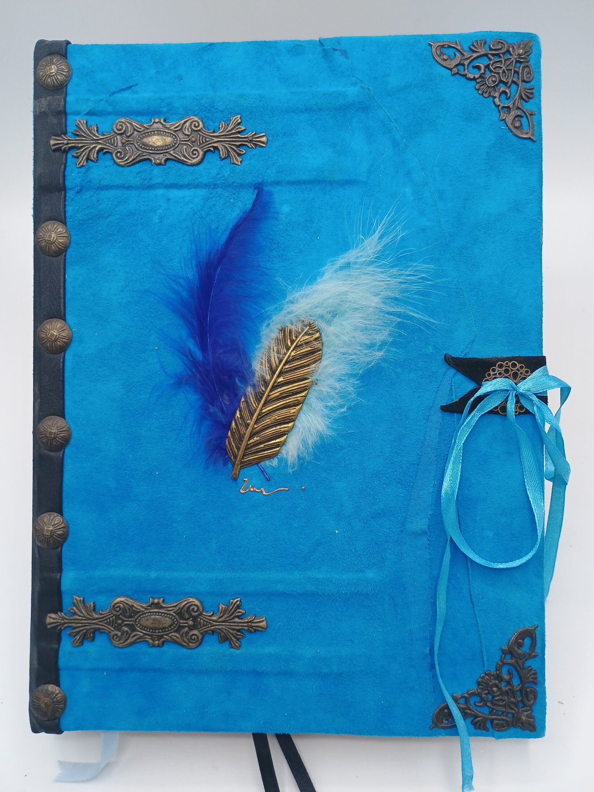 Grimoire reliure cousues mains