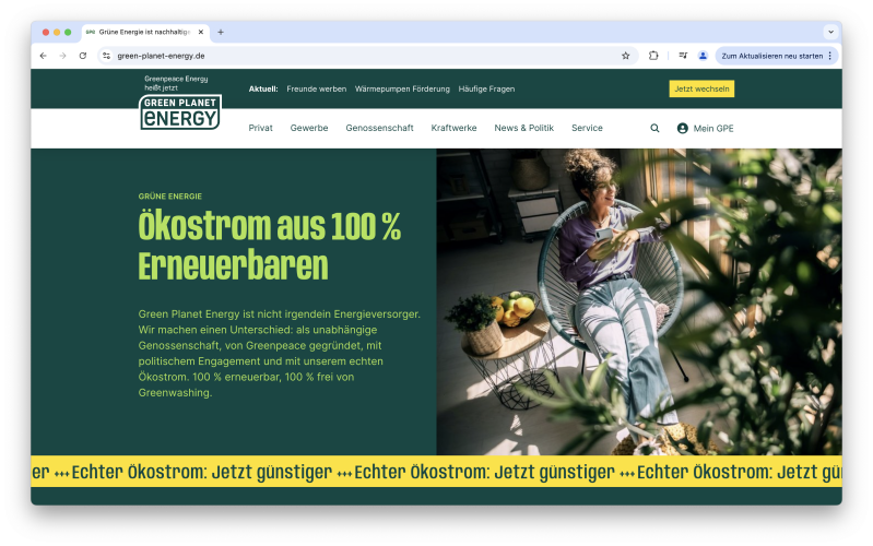 Green Planet Energy | Web