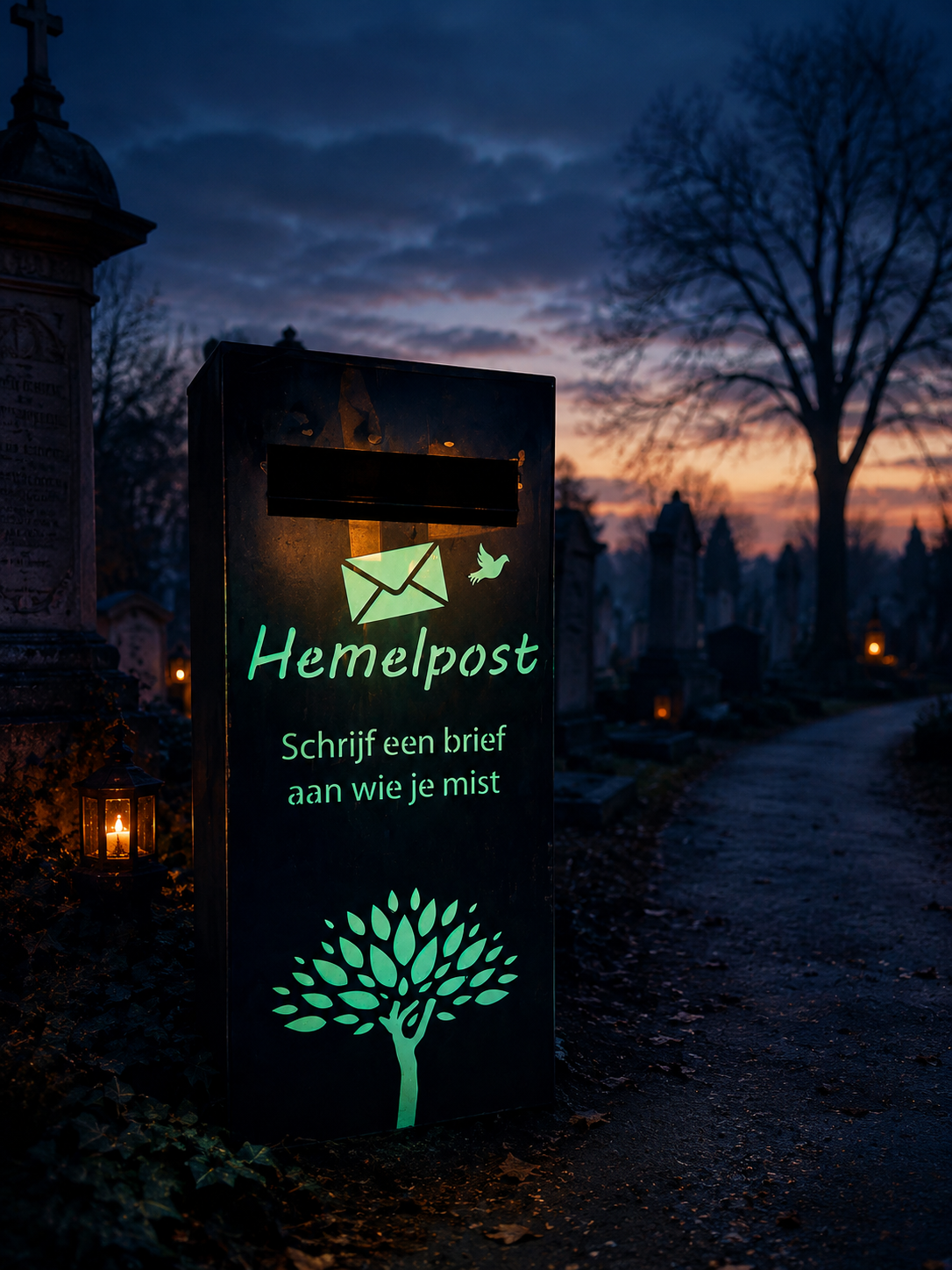 Hemel post brievenbus 
