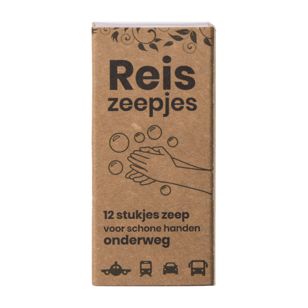 HappySoaps - Happy Mini Reis- en Toiletzeepjes - 12 stuks