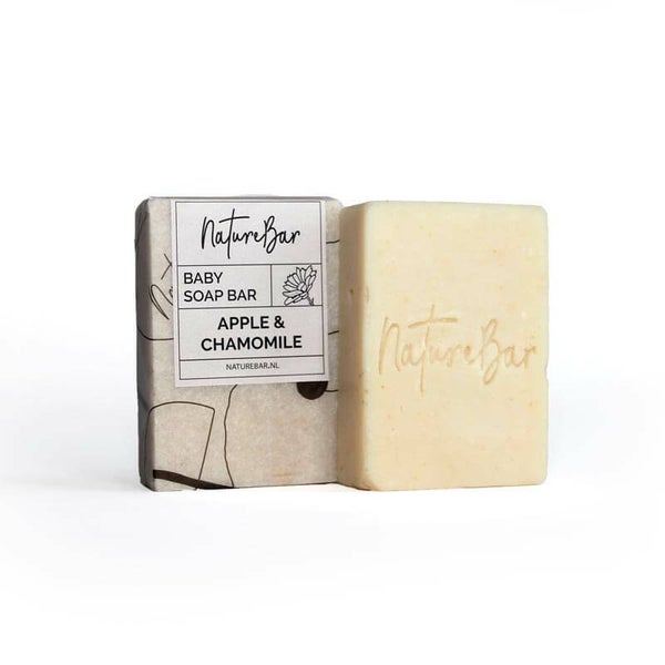 Nature Bar - Baby & Kids Zeep Bar - Appel & Kamille - Vegan