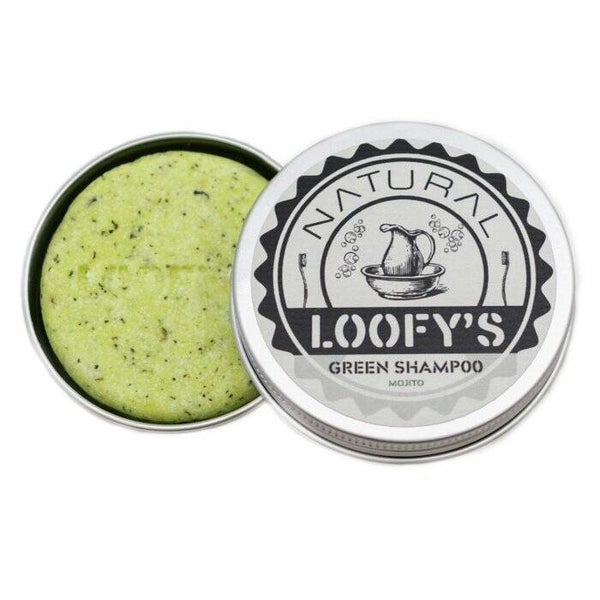 Loofy's - Shampoo Bar Green - Normaal tot Droog haar - Plasticvrij & Vegan