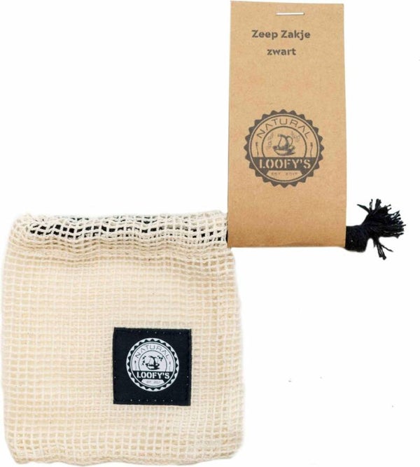 Loofy's - Shampoo Bar Zakje - Zeepzakje - 100% Plasticvrij & Natuurlijk Katoen