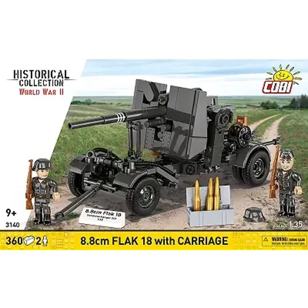 Cobi 3140 8,8 cm Flak mit Sonderanhänger 201