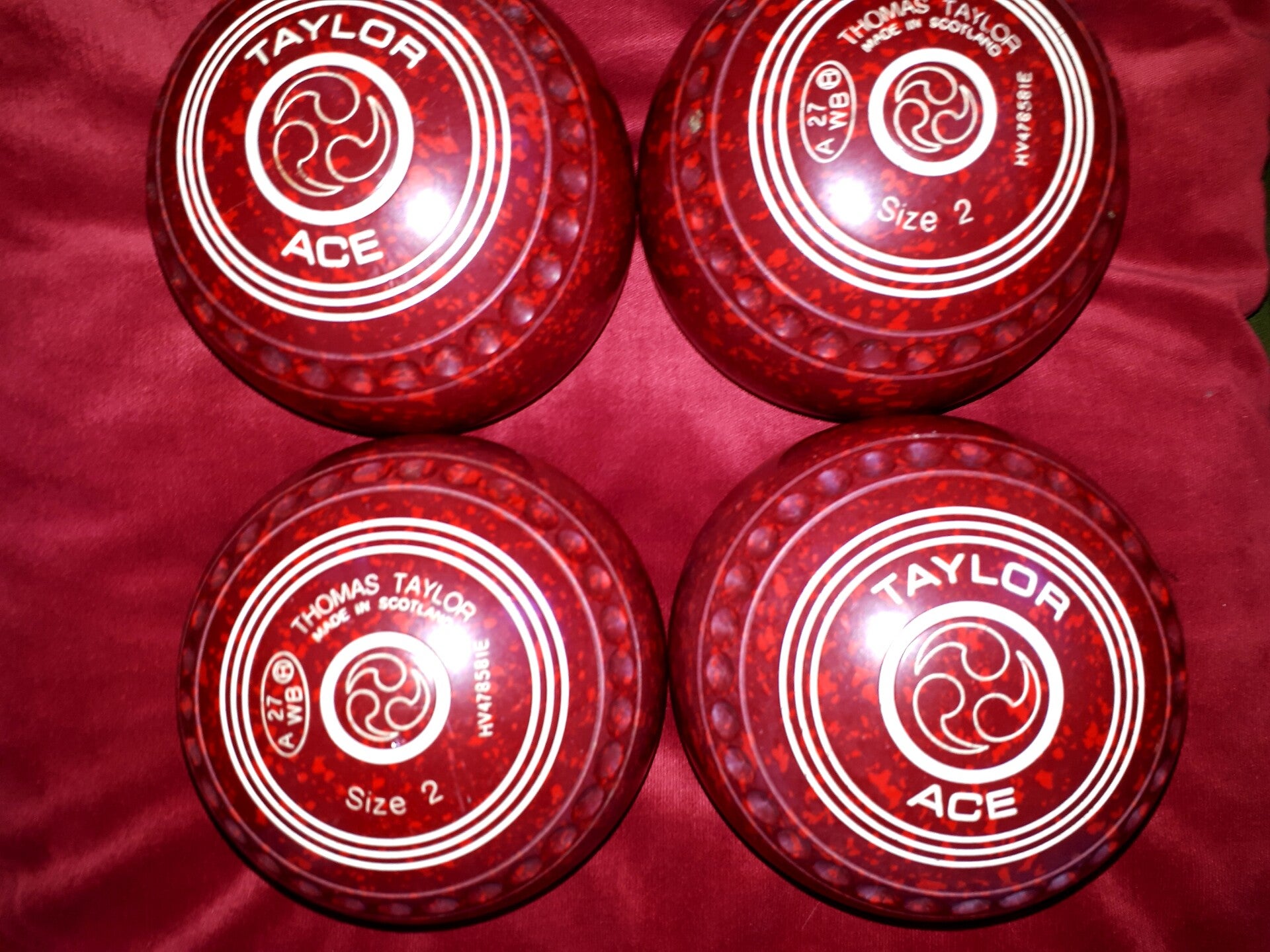 Taylor Ace bowls -- Size 2