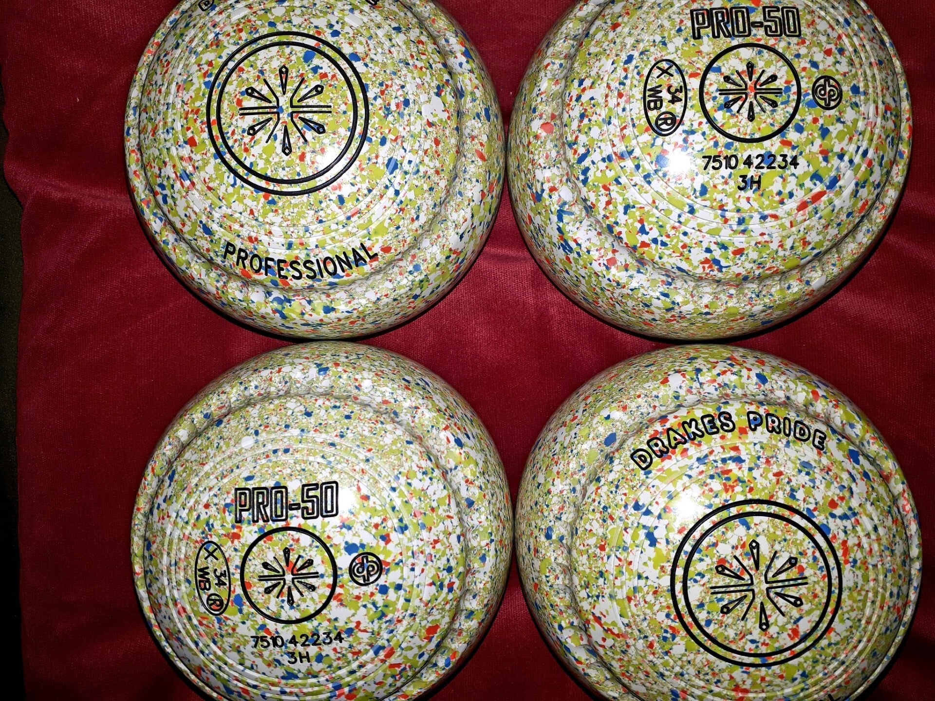 Drakes Pride Professional Pro 50 bowls - Size 3