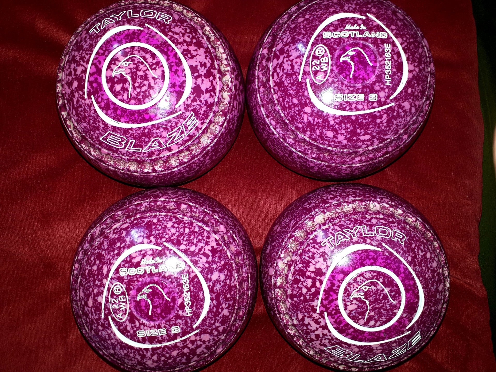 Taylor Blaze bowls -Size 3