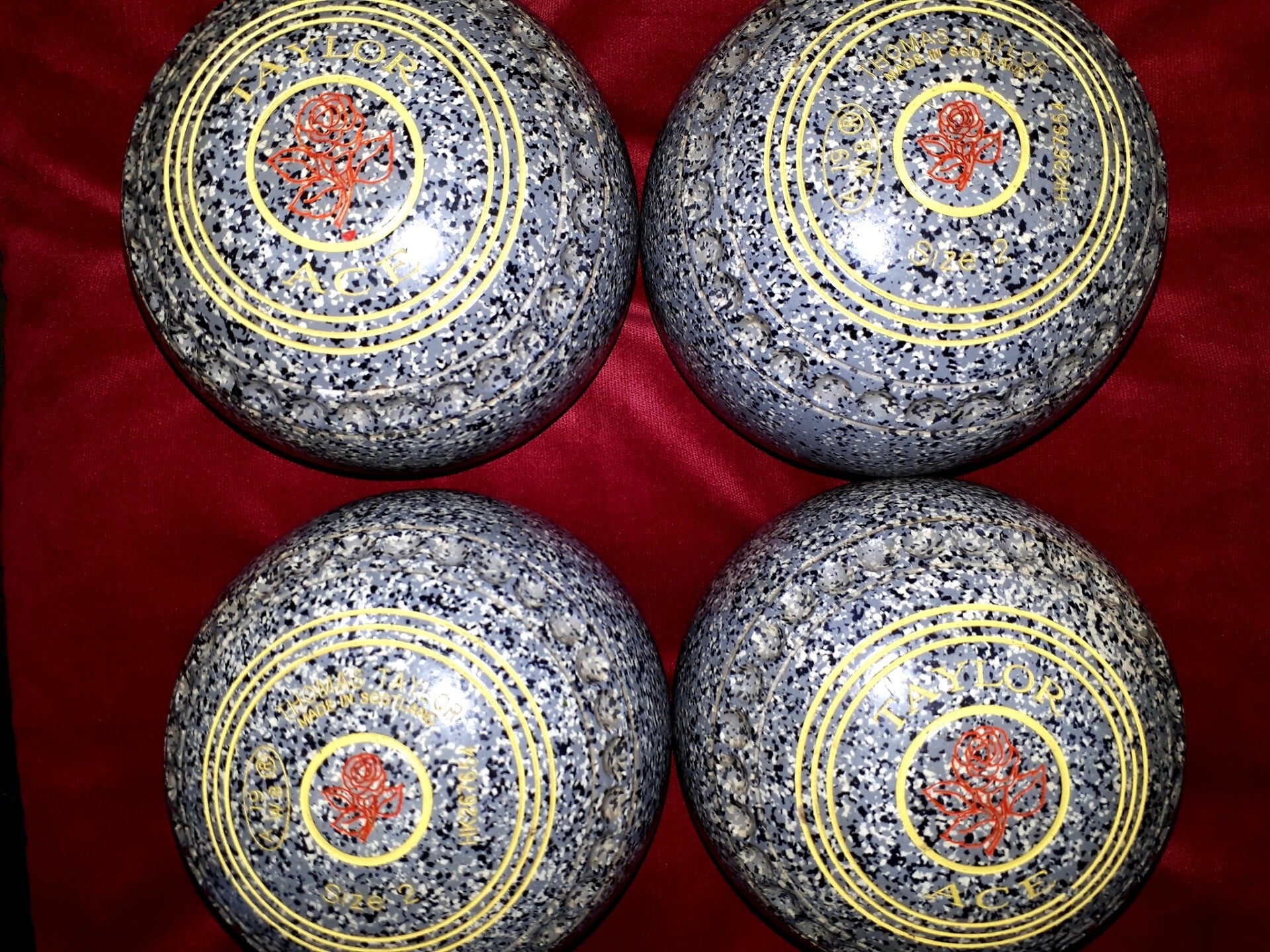 Taylor Ace bowls -- Size 2