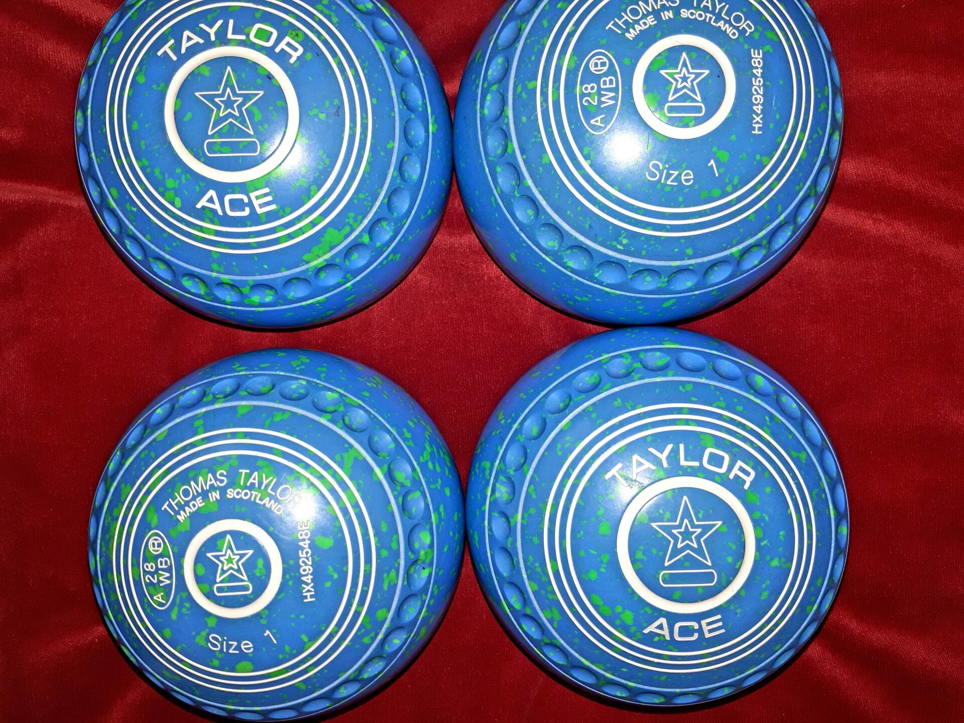 Taylor Ace bowls -- Size 1
