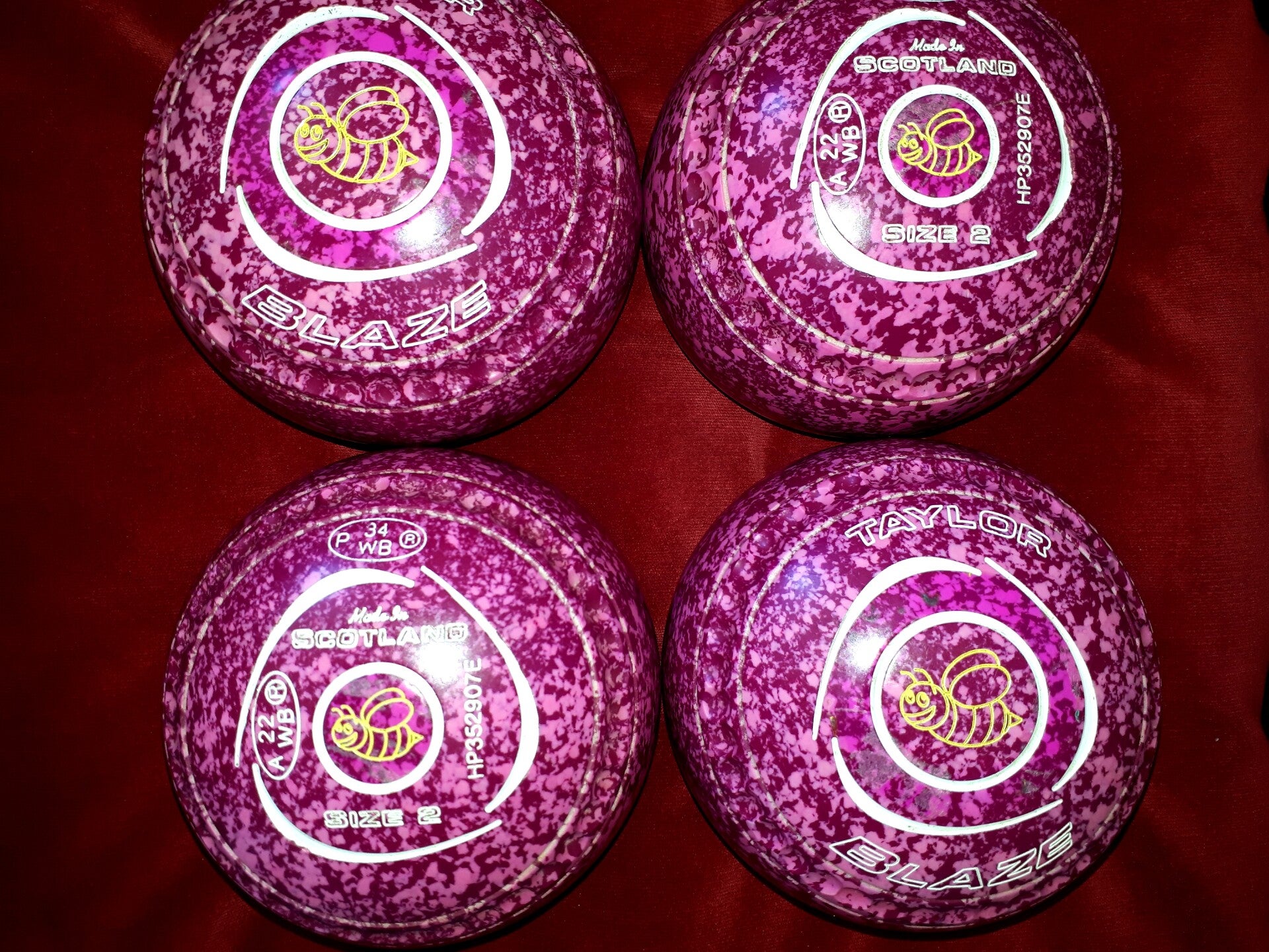 Taylor Blaze bowls -Size 2