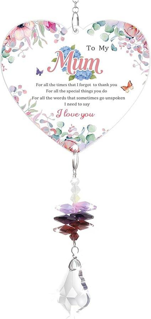 Mum Crystal Suncatcher