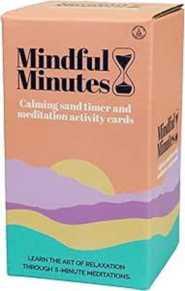 Mindful Minutes Meditation Cards and 5 Minute Sand Timer