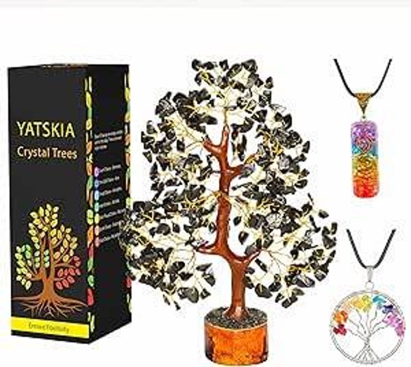 Black Tourmaline Tree - Healing Crystal set
