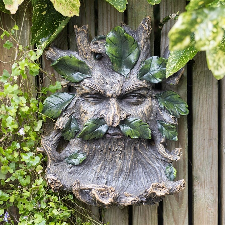 28.5cm Green Man Bird Feeder