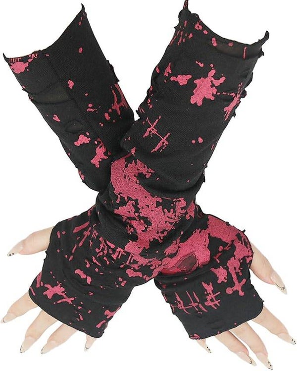 Long Keeper Women Long Glove Fingerless Arm Warmers