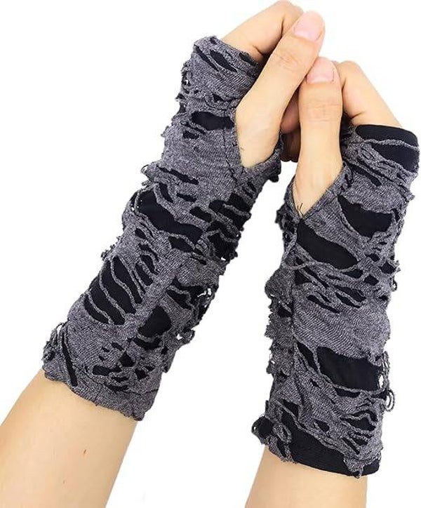 Women's Punk Fingerless Gloves