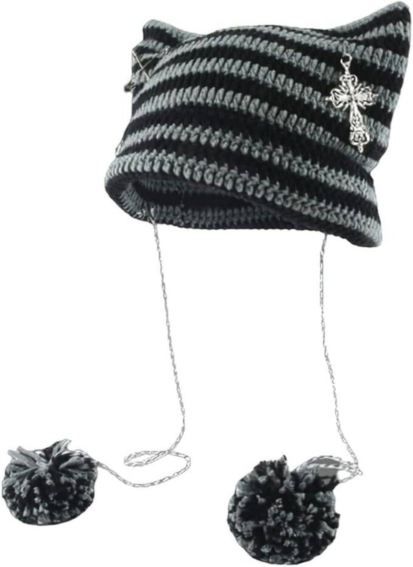 Pompom beanie Hat