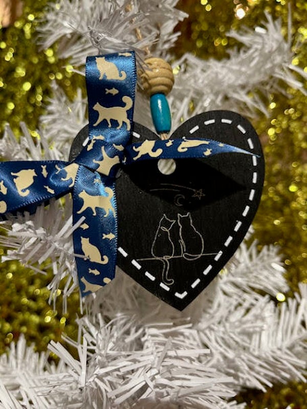 Cat Christmas Ornament