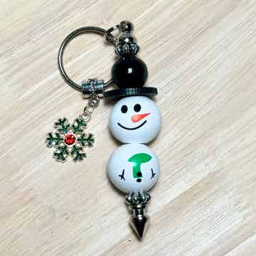 Sneeuwman Groen (hout)