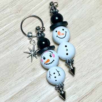 Sneeuwman (hout, 1 stuks)