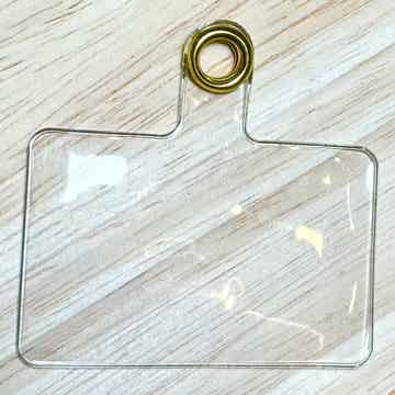 Insteekplaatje voor je telefoonhoesje (goud)