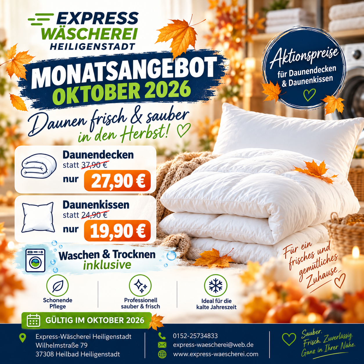 September Angebot 2026 / 10 % Rabatt auf Jacken