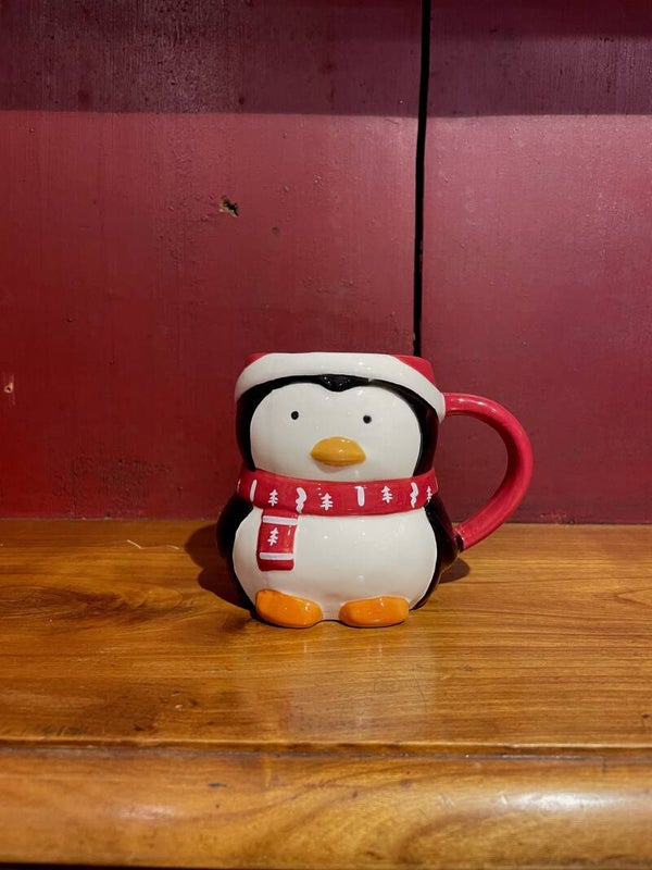 Tasse pingouin de Noël