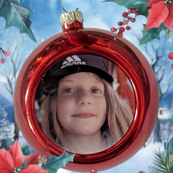 BOULE DE NOËL SUBLIMATION PERSONNALISABLE