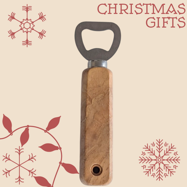 LOT DE 5 DECAPSULEUR EN BOIS A GRAVER A PERSONNALISER