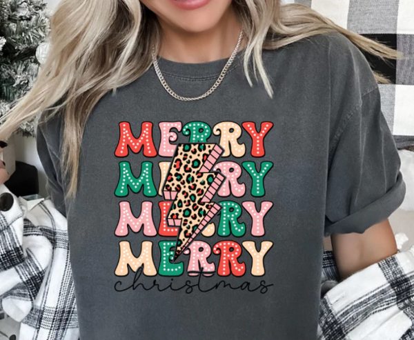 Merry Bolt T-Shirt (Short or Long Sleeve Option)