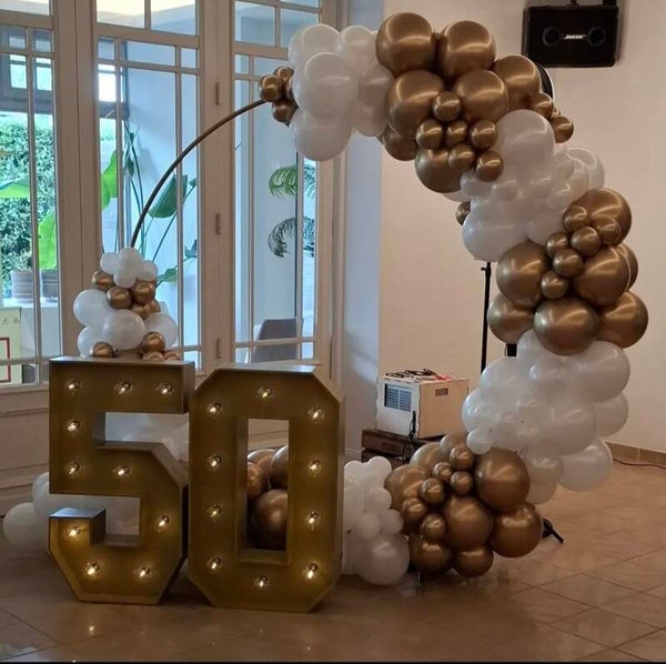 Cirkel jubileum met cijfer