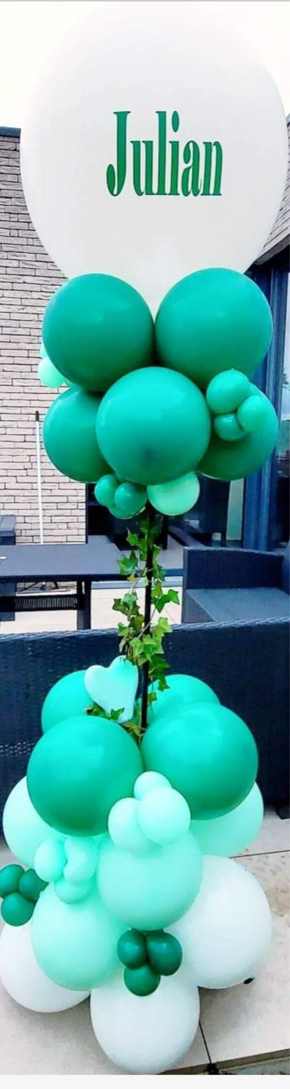 Pilaar" de ballonschuur "