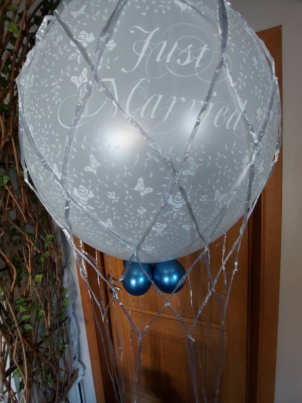 Xl Luchtballon huwelijk aan enveloppedoos