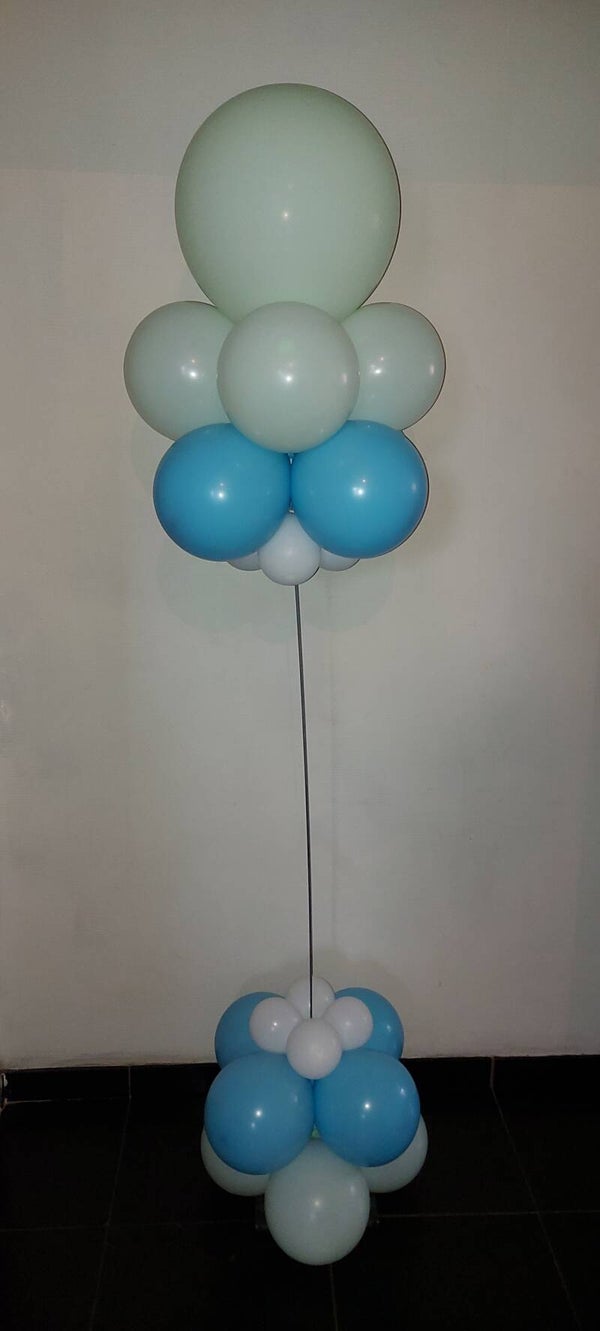 Tafelstukje pastel communie