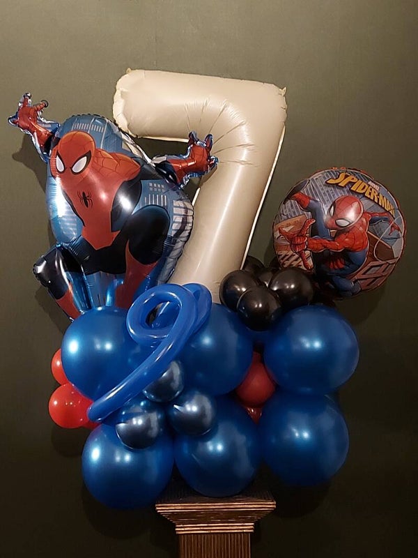 Cijfer deco Spiderman