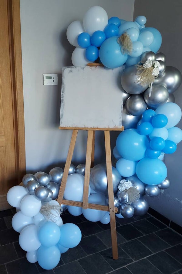 Welkomstbord met mega slinger