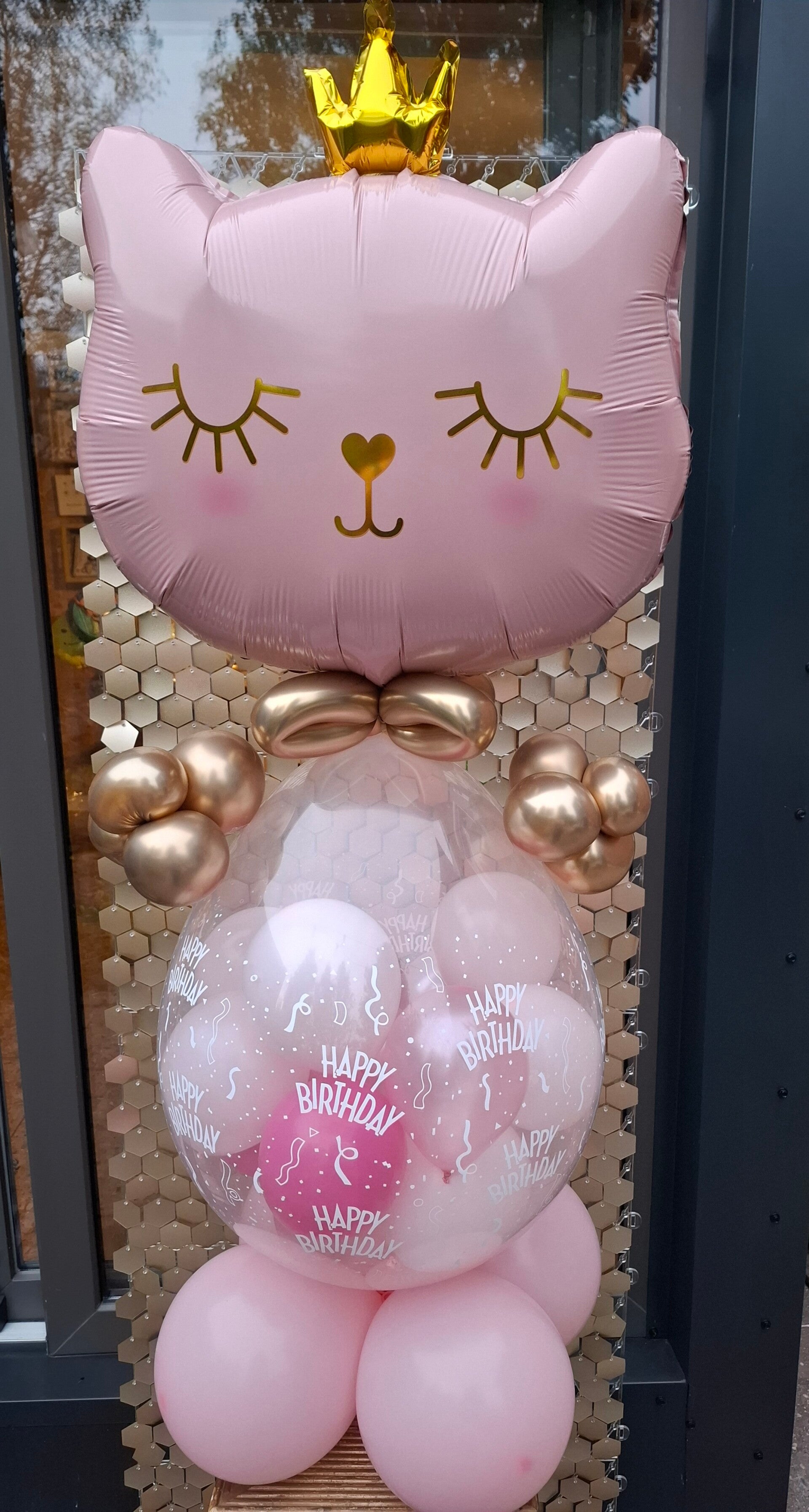 Stuffer hbd poes met kroon