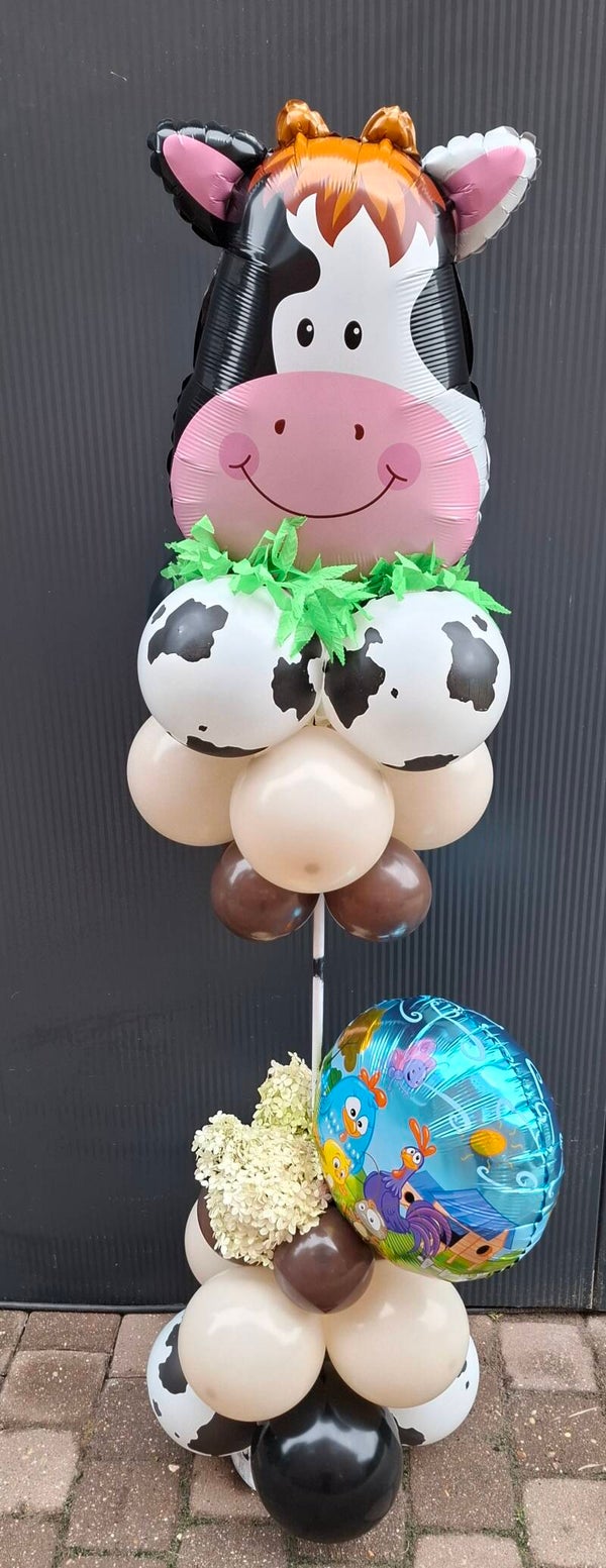 Pilaar boerderijdieren " koe"