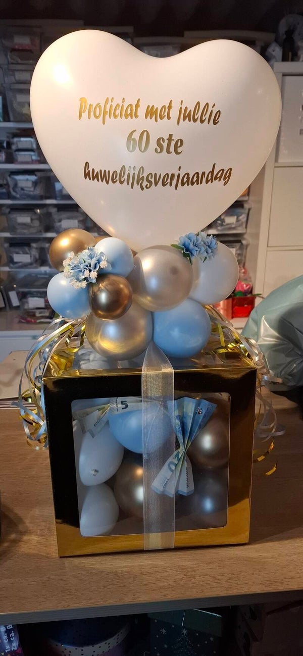 Cadeaubox 60 ste huwelijksverjaardag