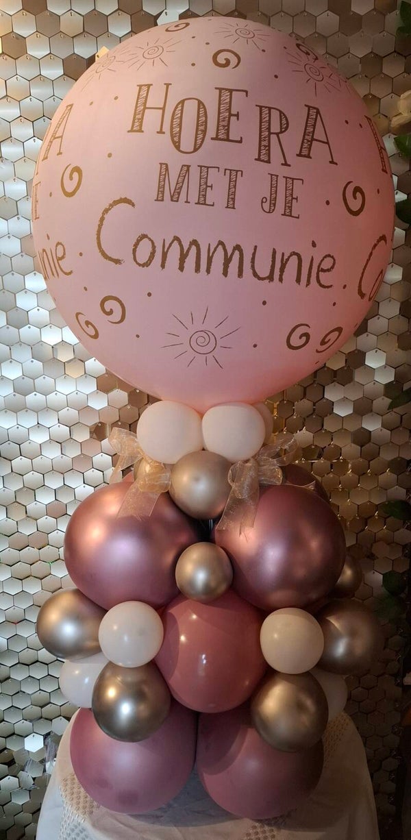 Communietoren met xl topballon