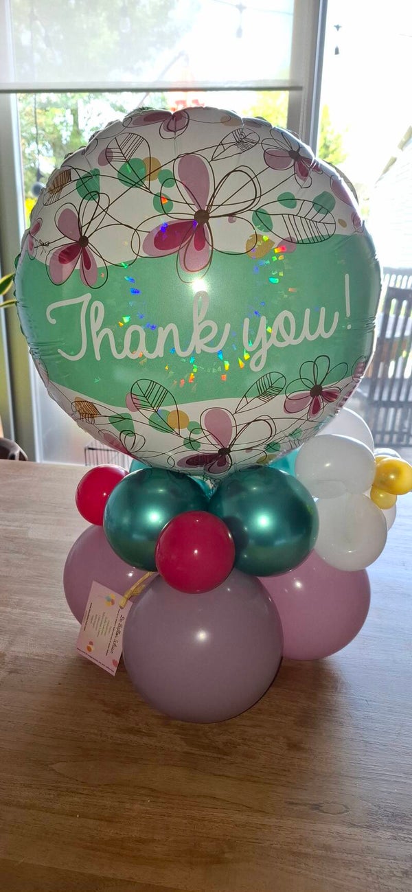Tafelstuk "thank you"