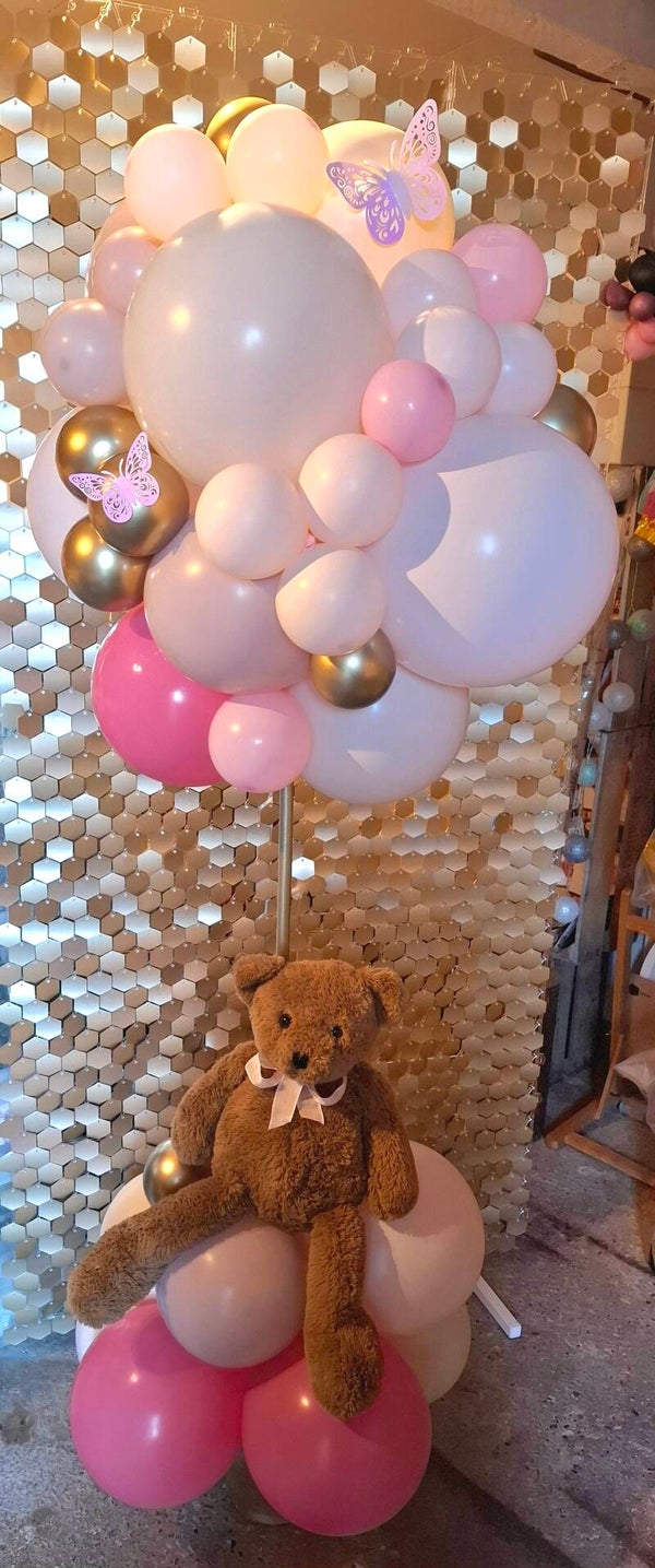Ballonboom met knuffelbeer