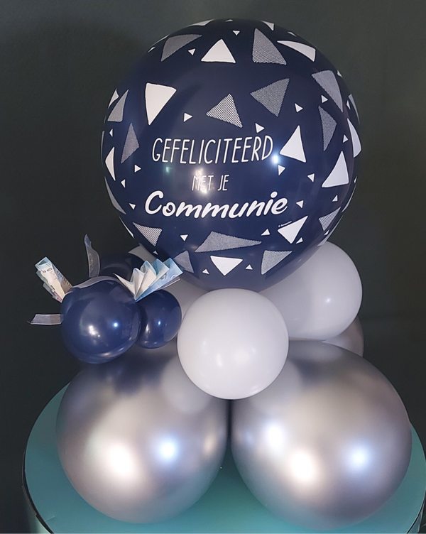 Communie geldballon