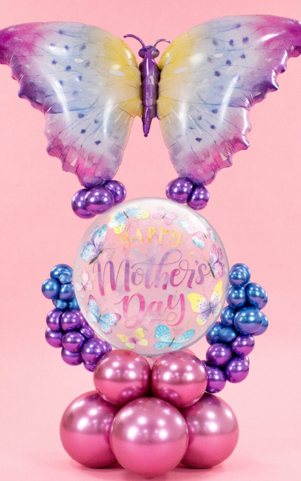 Moederdag met een vlinder